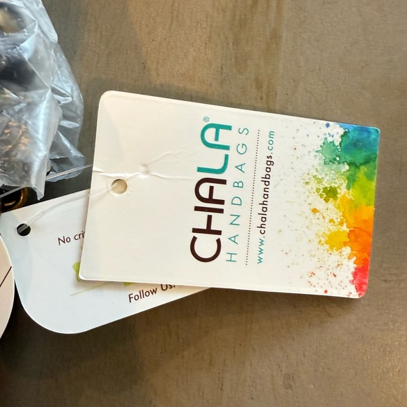 Chala Brown Yorkie Dog Crossbody Bag NWT - Picture 7 of 7